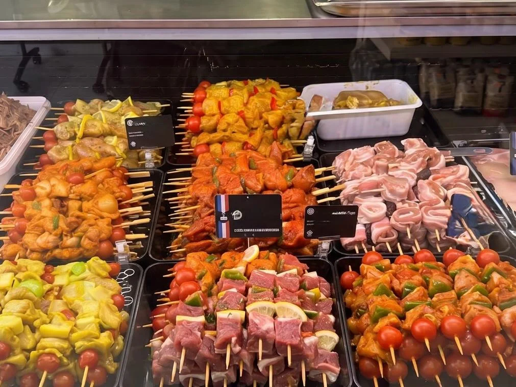 Brochettes de viande halal marinées maison