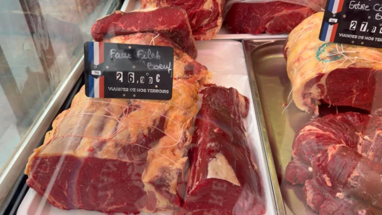 Pièce de bœuf halal certifié AVS et Achahada